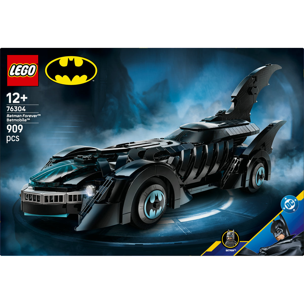 LEGO DC Batman Forever Batmobile Toy Car 76304