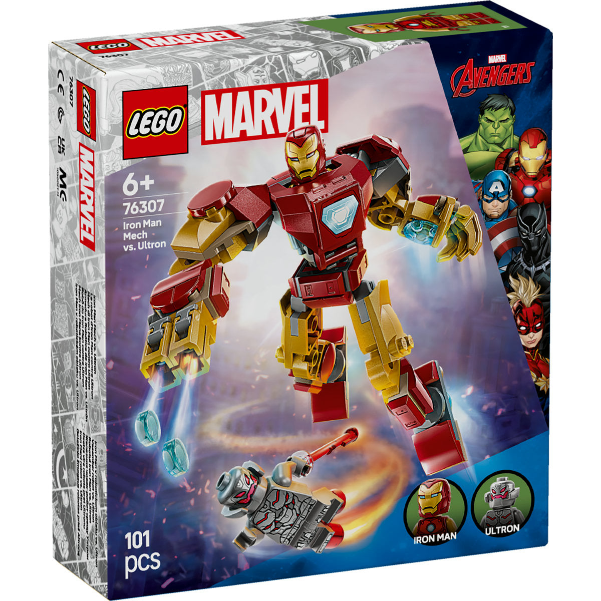 LEGO Marvel Iron Man Mech vs. Ultron Set 76307