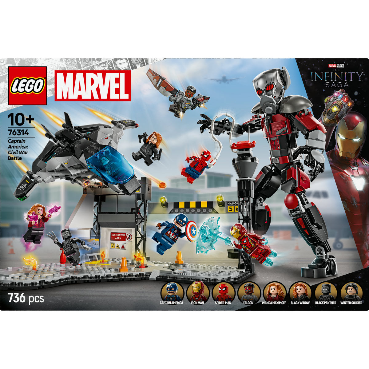 LEGO Marvel Captain America: Civil War Action Battle 76314