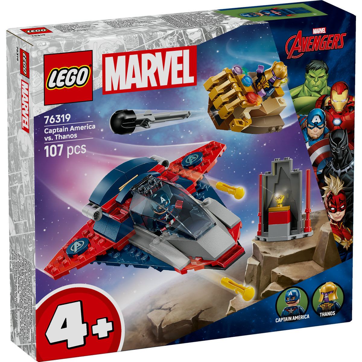 LEGO ǀ Marvel Captain America vs. Thanos Set 76319