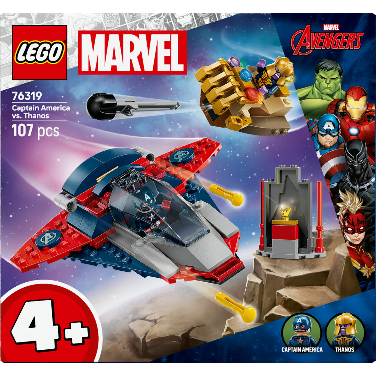 LEGO ǀ Marvel Captain America vs. Thanos Set 76319