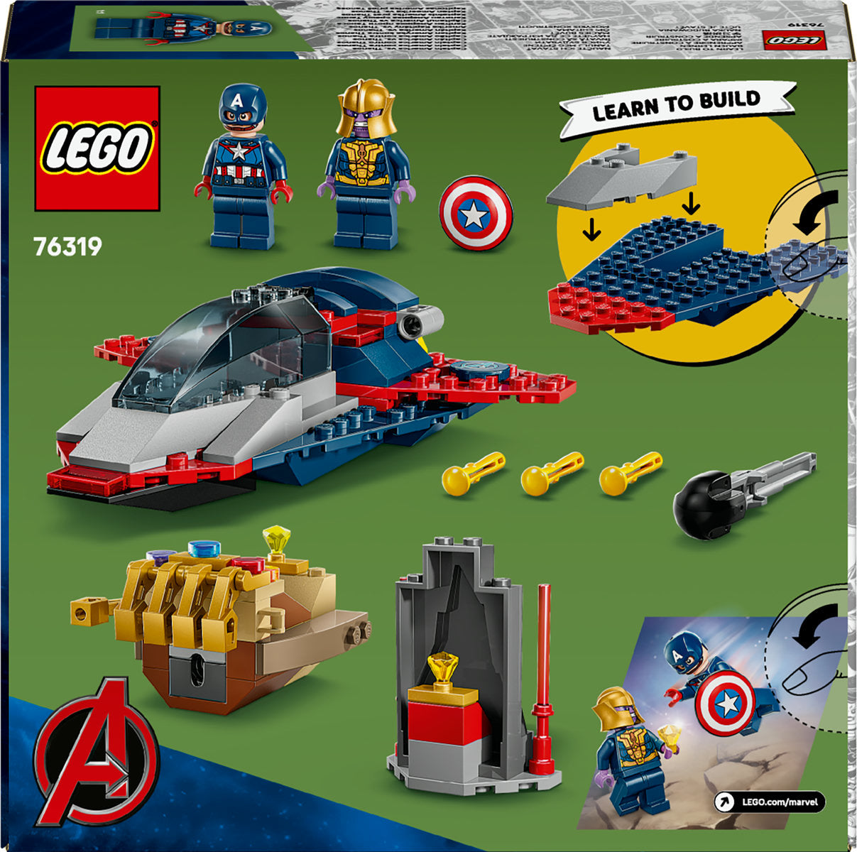 LEGO ǀ Marvel Captain America vs. Thanos Set 76319
