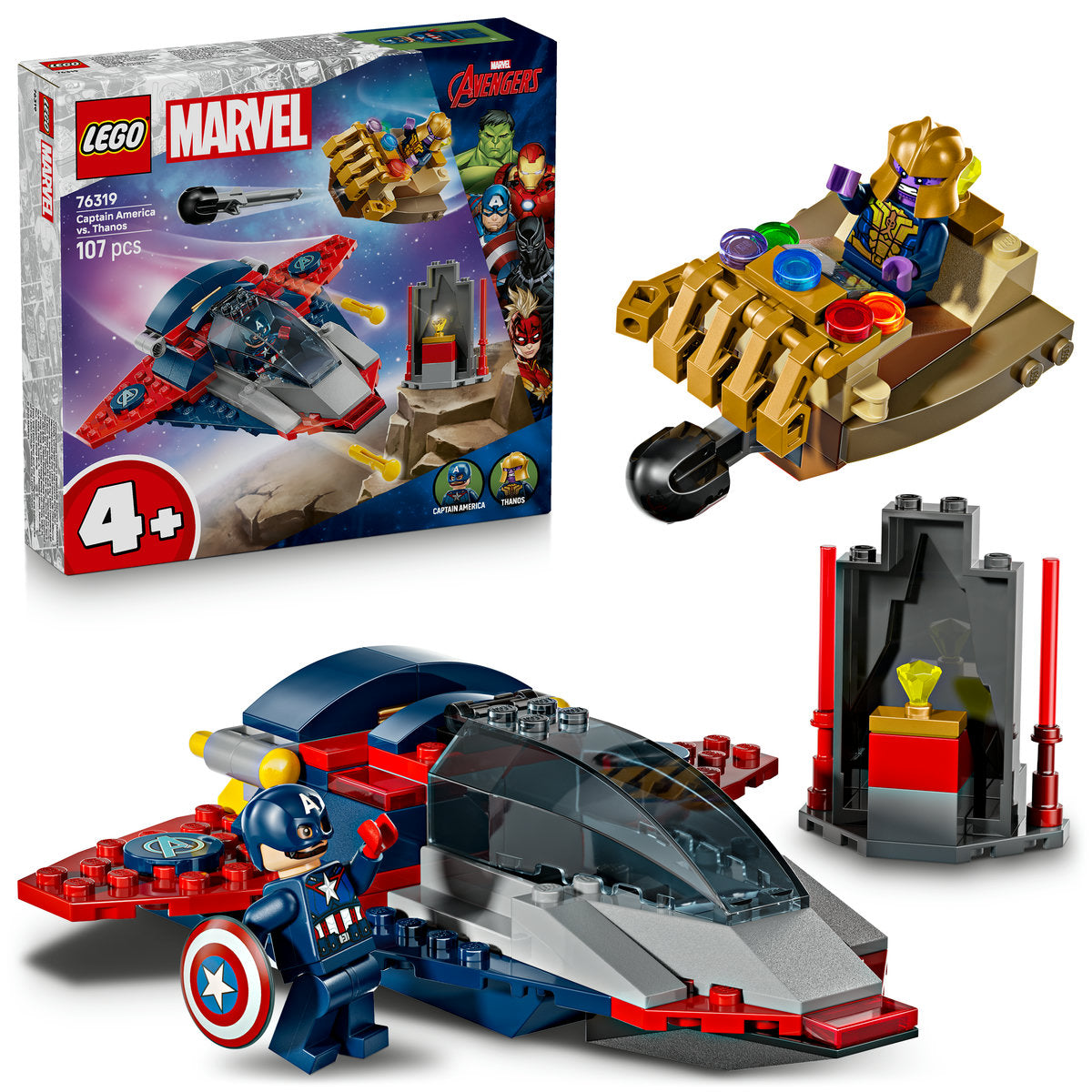 LEGO ǀ Marvel Captain America vs. Thanos Set 76319