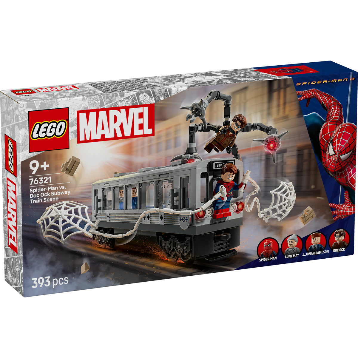 LEGO ǀ Marvel Spider-Man vs. Doc Ock Subway Train Scene 76321