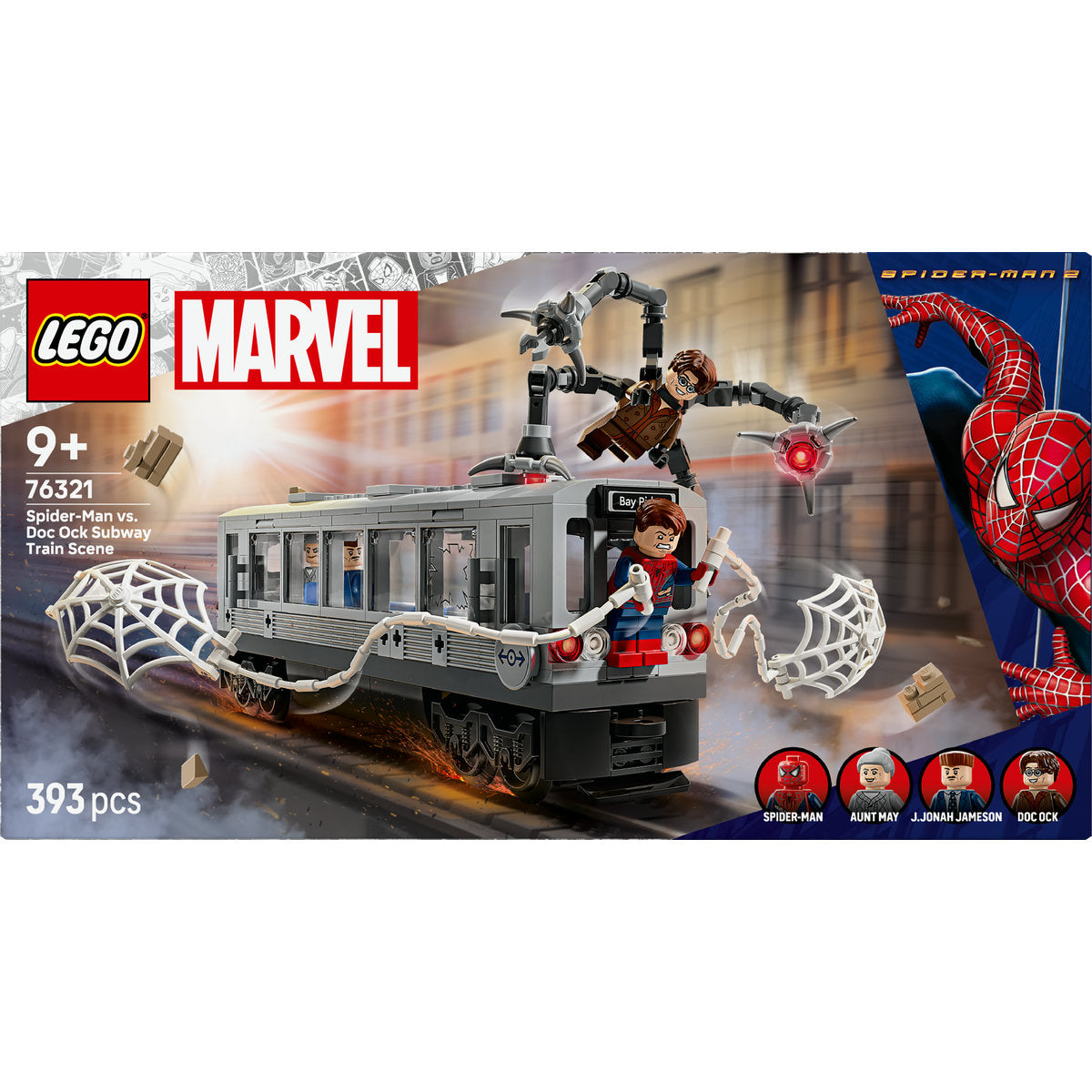 LEGO ǀ Marvel Spider-Man vs. Doc Ock Subway Train Scene 76321