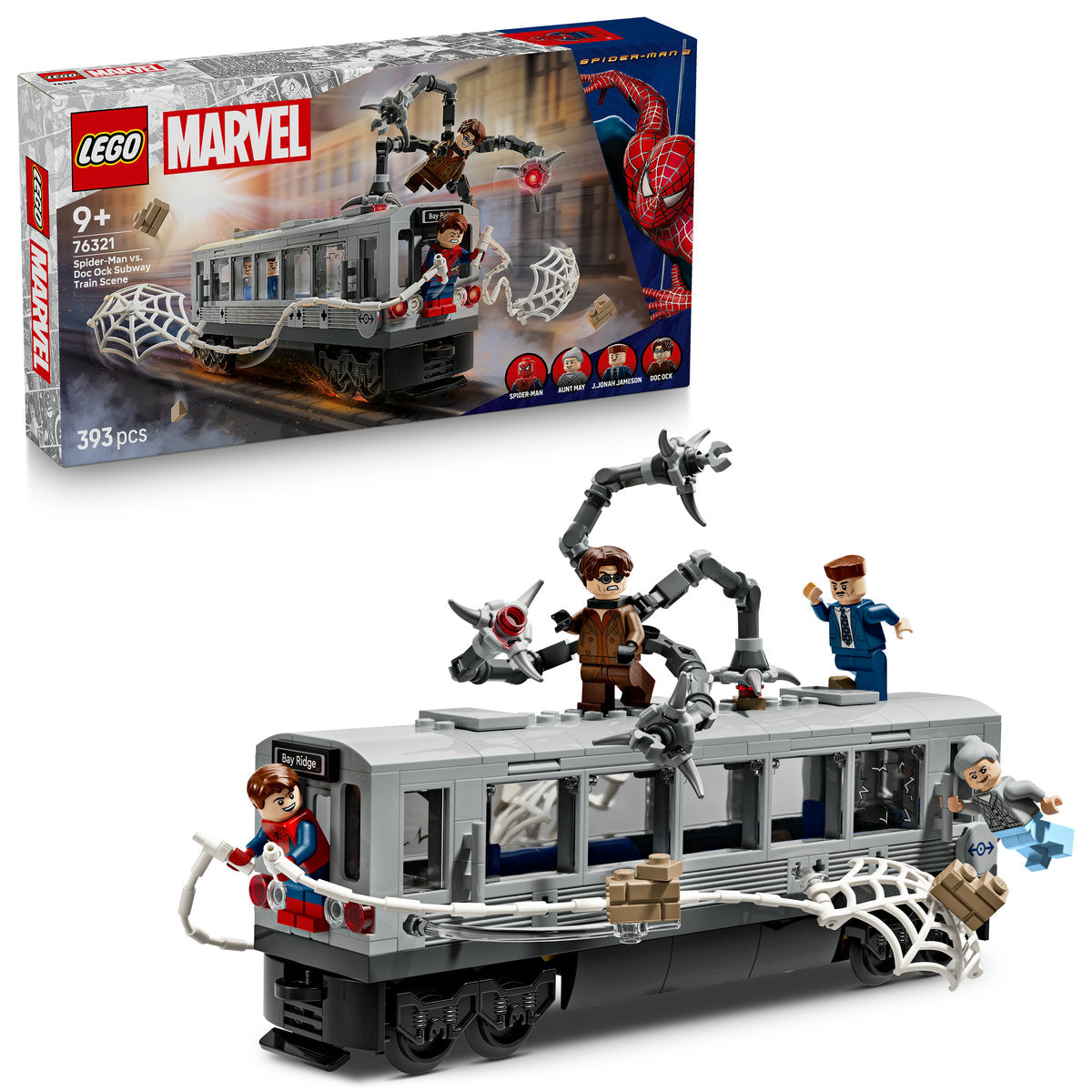 LEGO ǀ Marvel Spider-Man vs. Doc Ock Subway Train Scene 76321