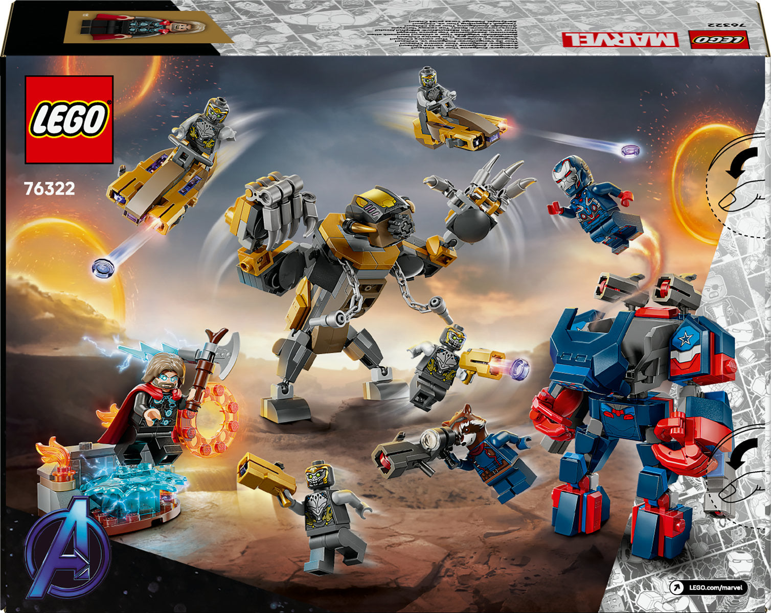 LEGO ǀ Marvel Avengers: Endgame Thor vs. Chitauri 76322