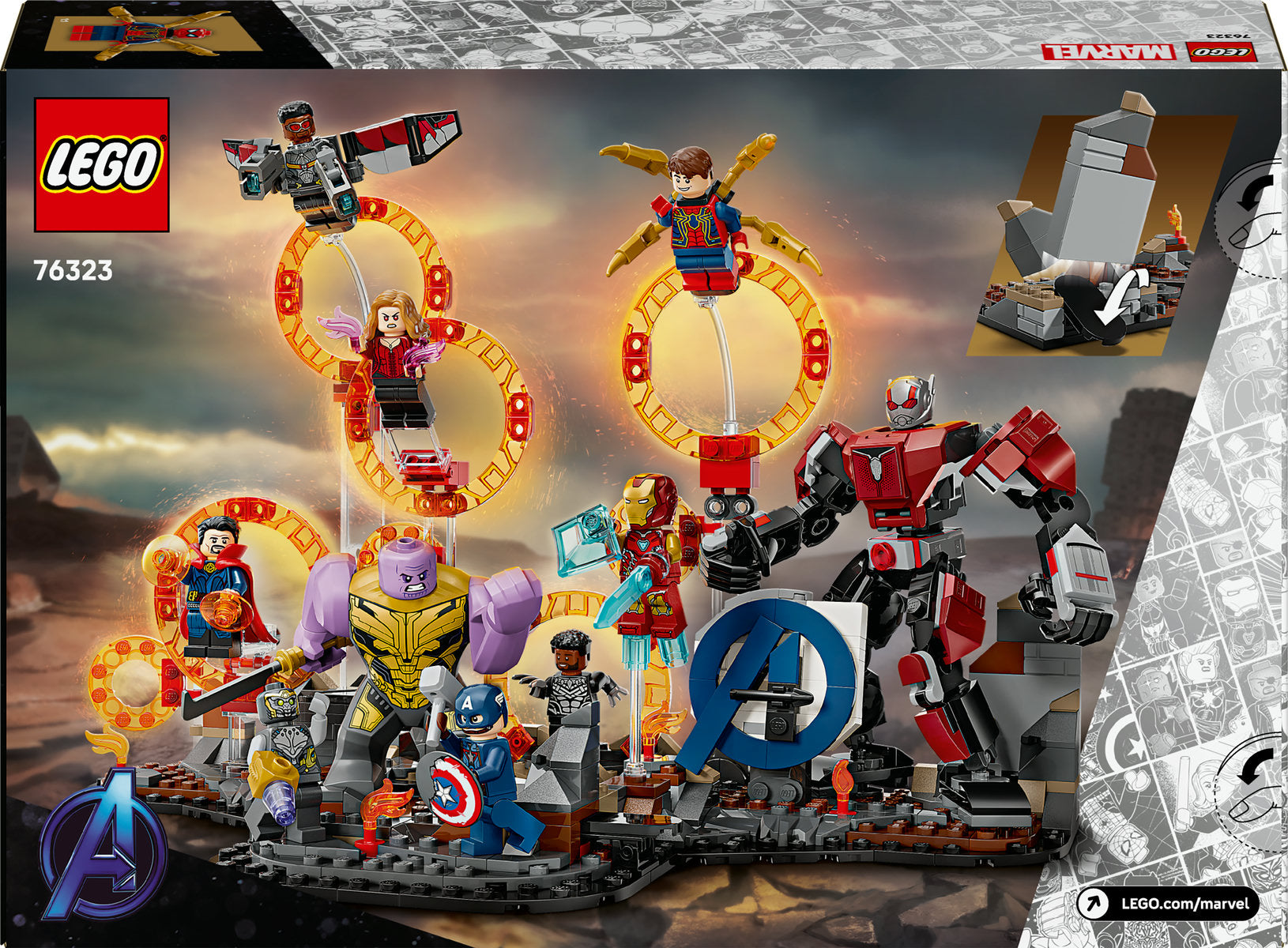 LEGO  Marvel Avengers: Endgame Final Battle Buildable Set 76323
