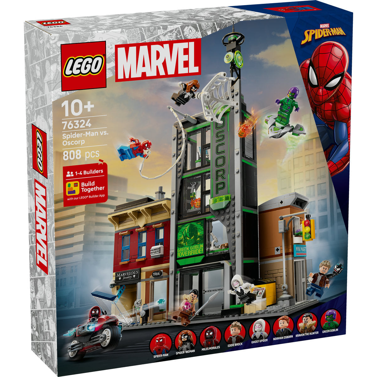 LEGO ǀ Marvel Spider-Man vs. Oscorp Set 76324