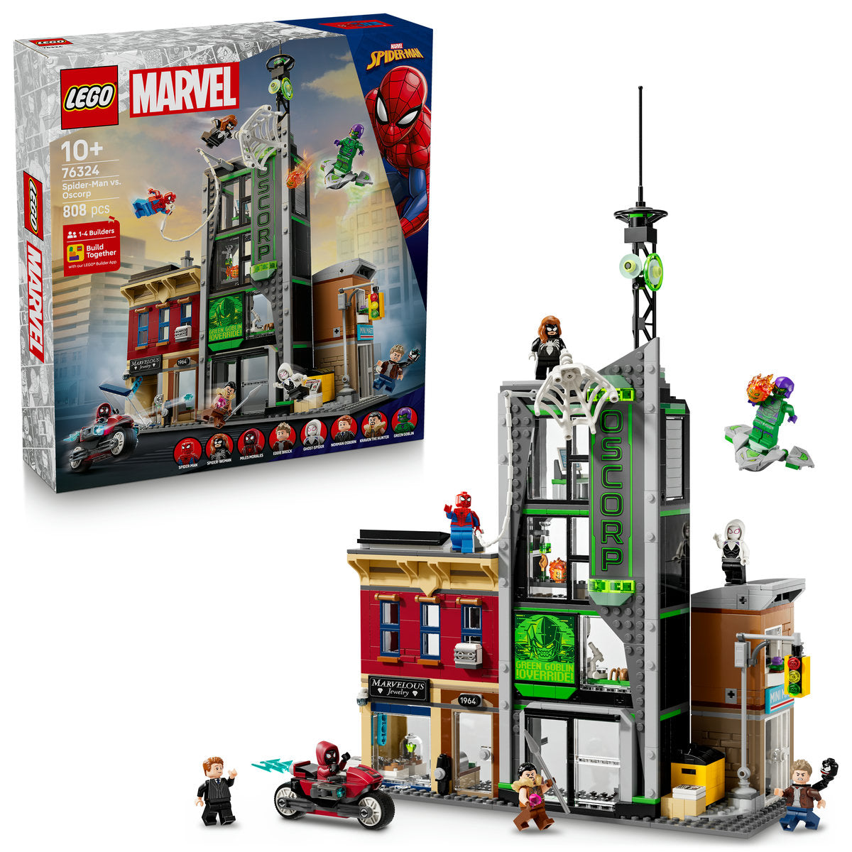 LEGO ǀ Marvel Spider-Man vs. Oscorp Set 76324