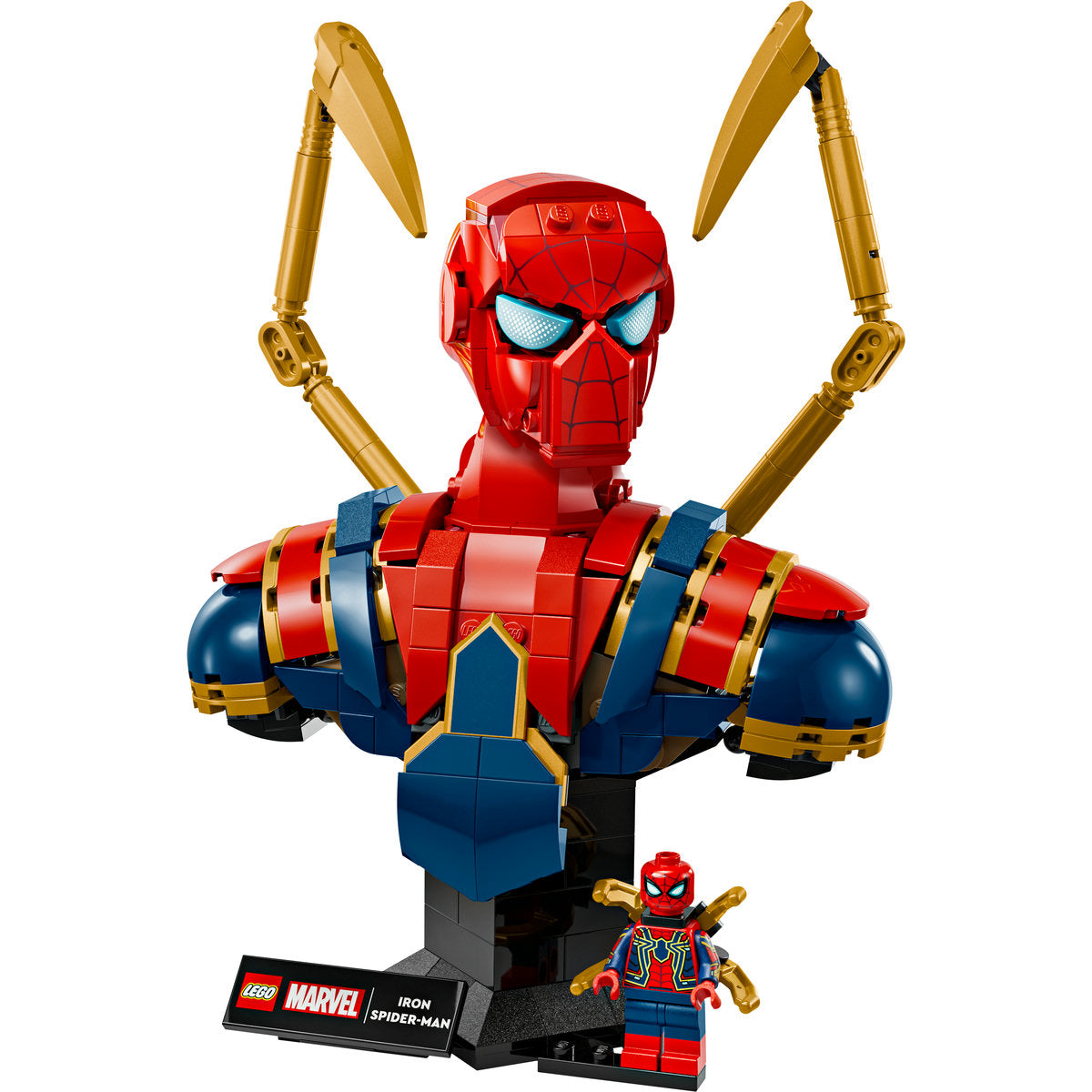 LEGO ǀ Marvel Iron Spider-Man Bust Collectible Adult Building Set 76326