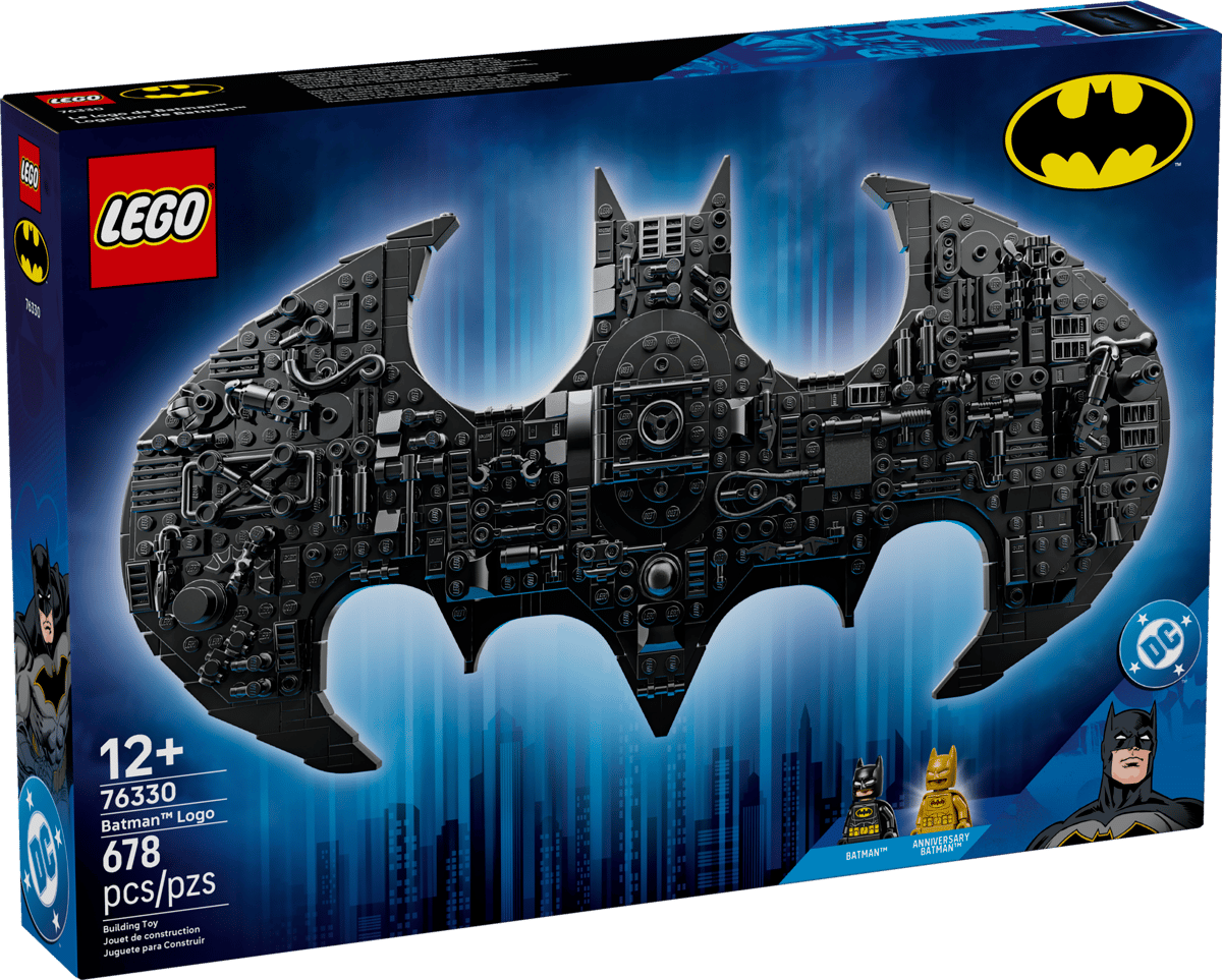 LEGO DC Batman Logo Superhero Toy Building Set 76330