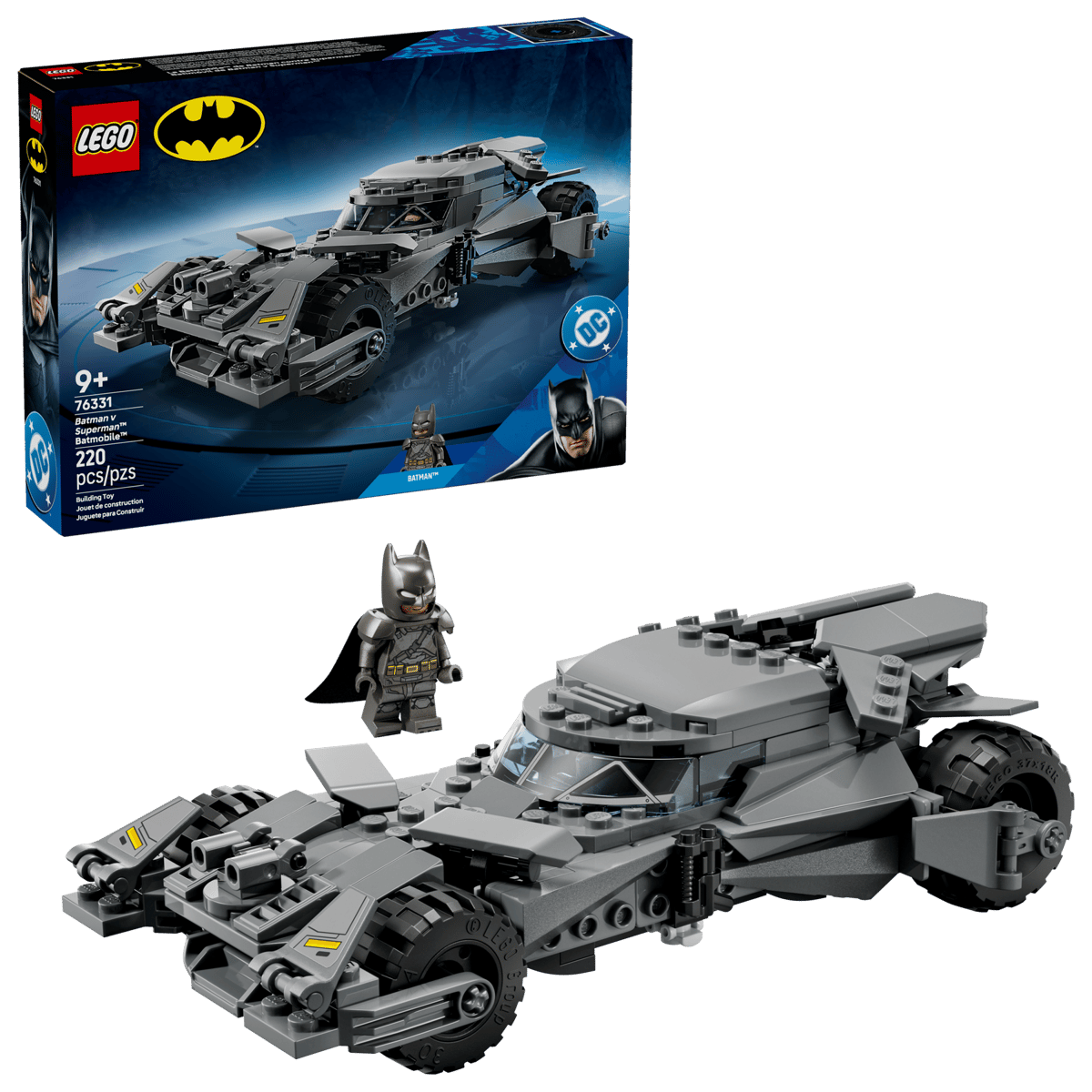 LEGO DC Batman v Superman Batmobile Car Toy 76331