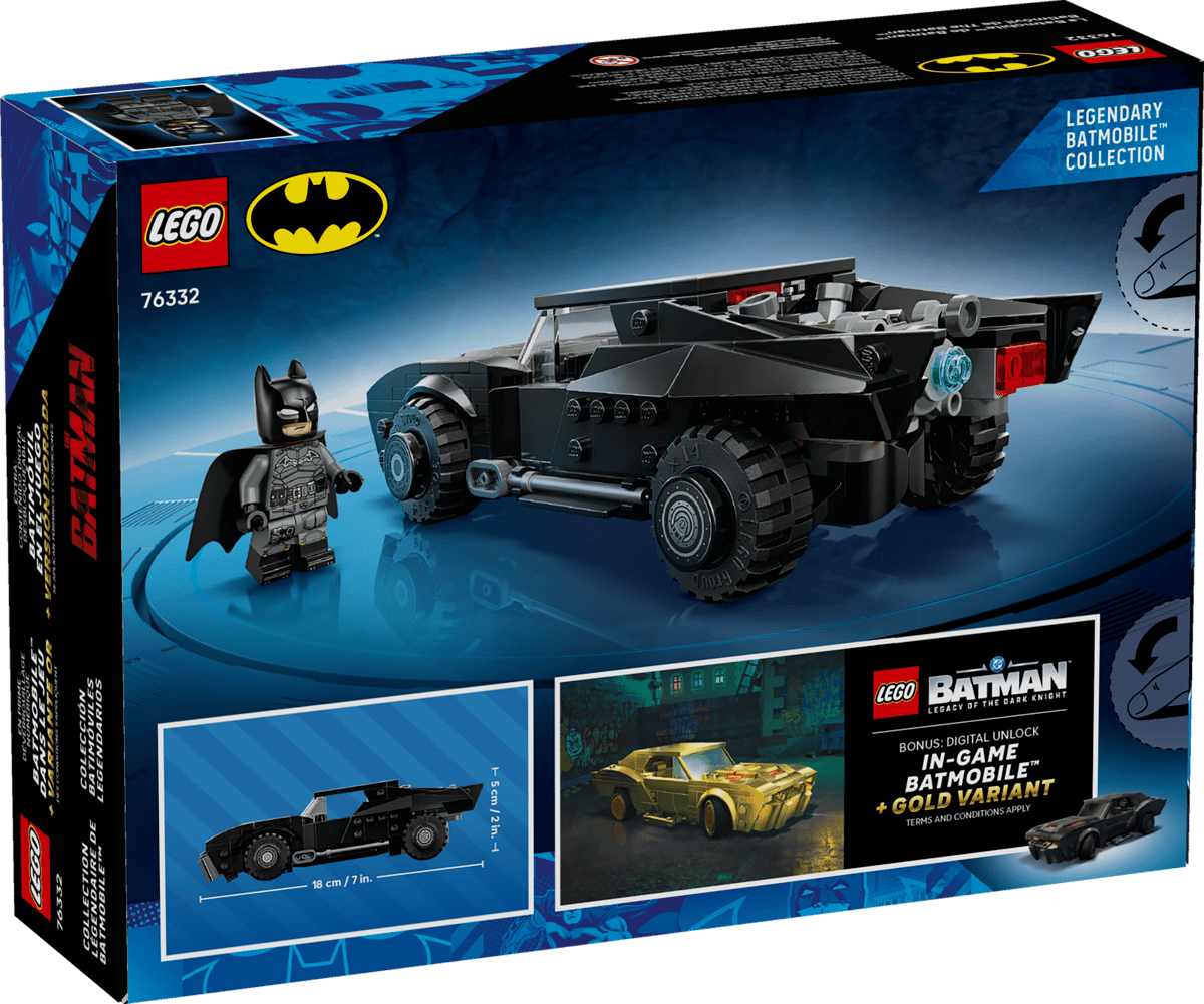 LEGO DC The Batman Batmobile Car Toy for Kids 76332