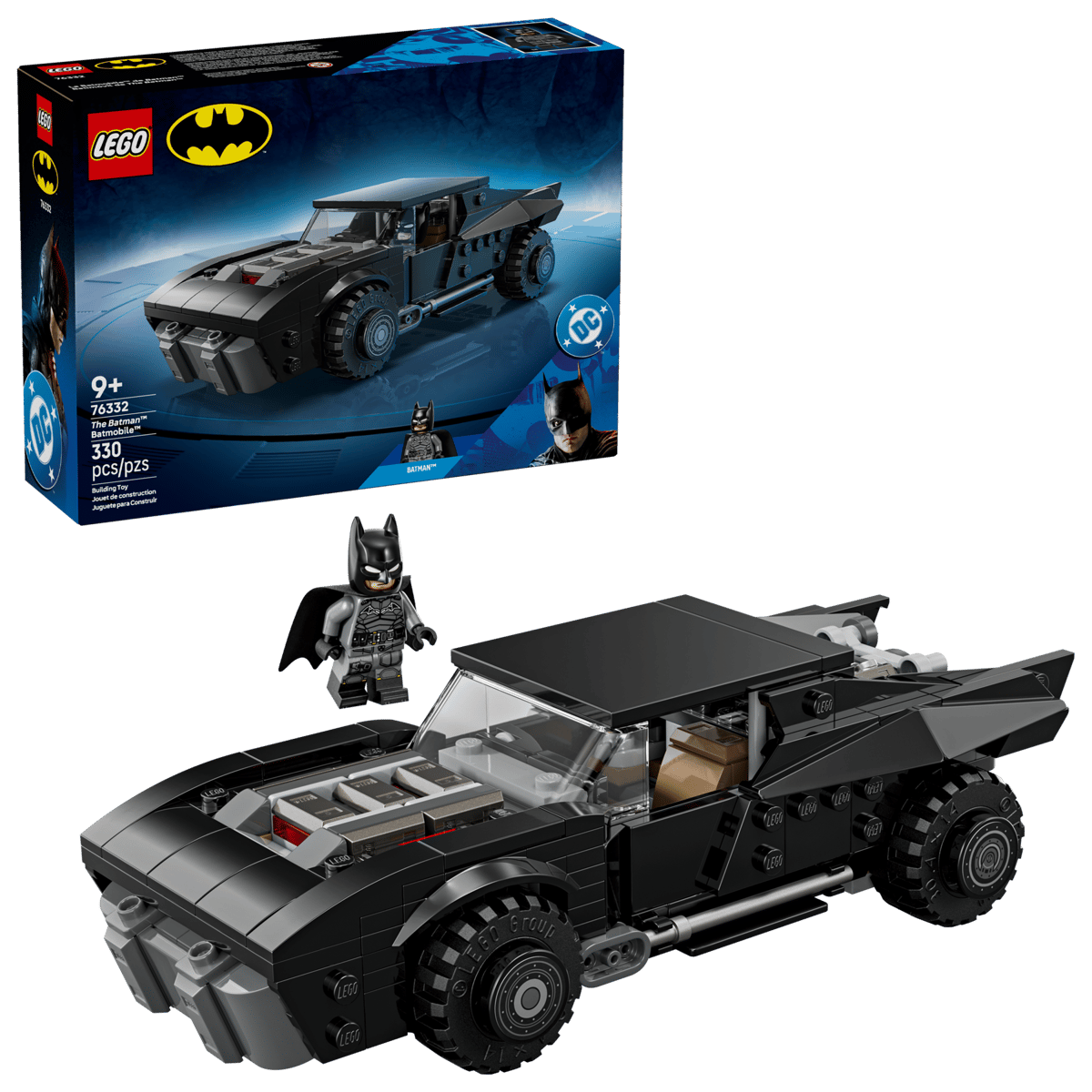 LEGO DC The Batman Batmobile Car Toy for Kids 76332