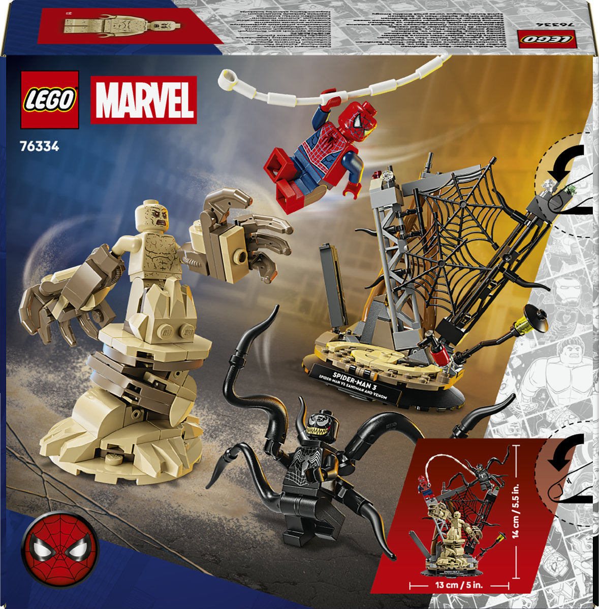 LEGO Marvel Epic Battle: Spider-Man vs. Sandman 76334