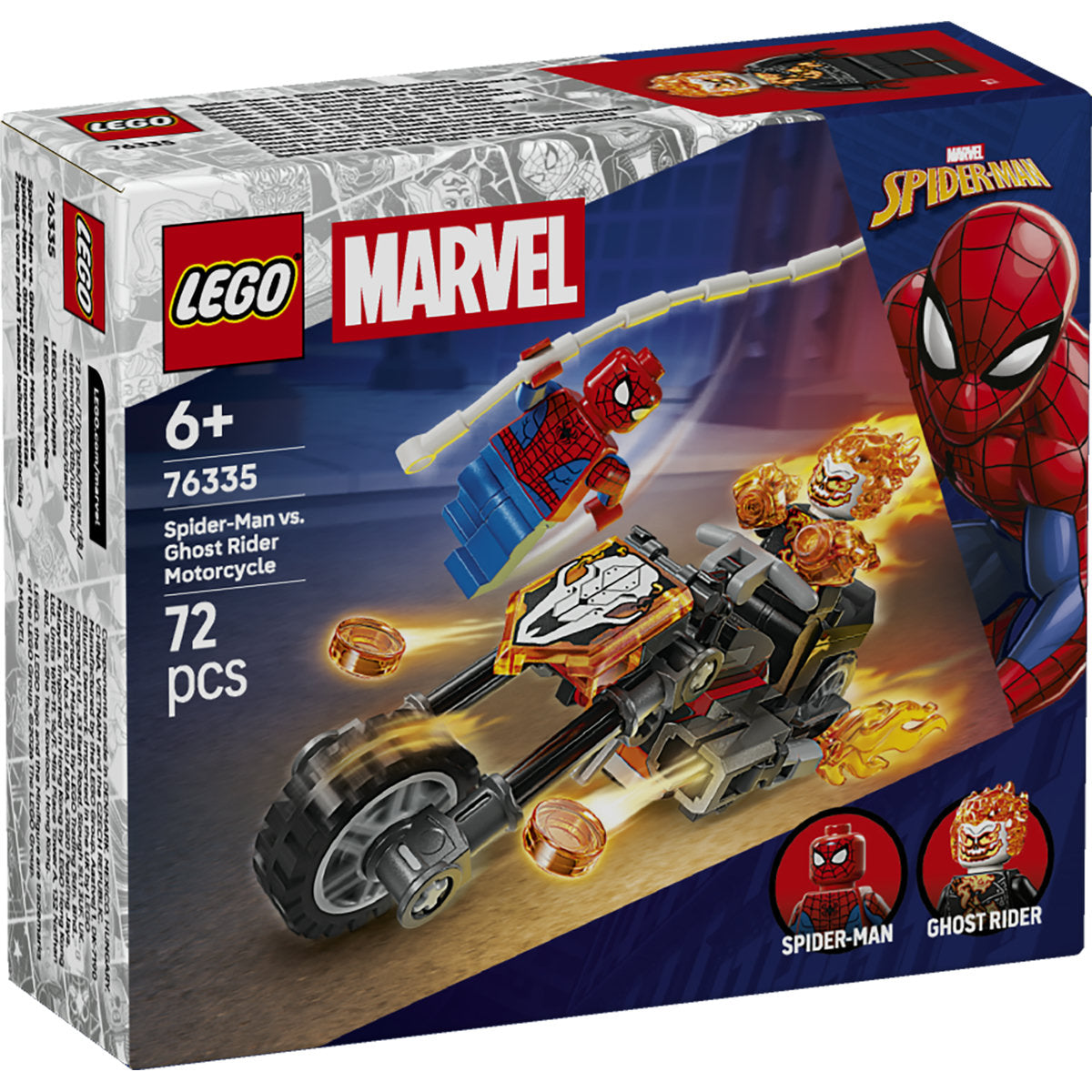 LEGO Marvel Spider-Man vs. Ghost Rider Motorcycle 76335