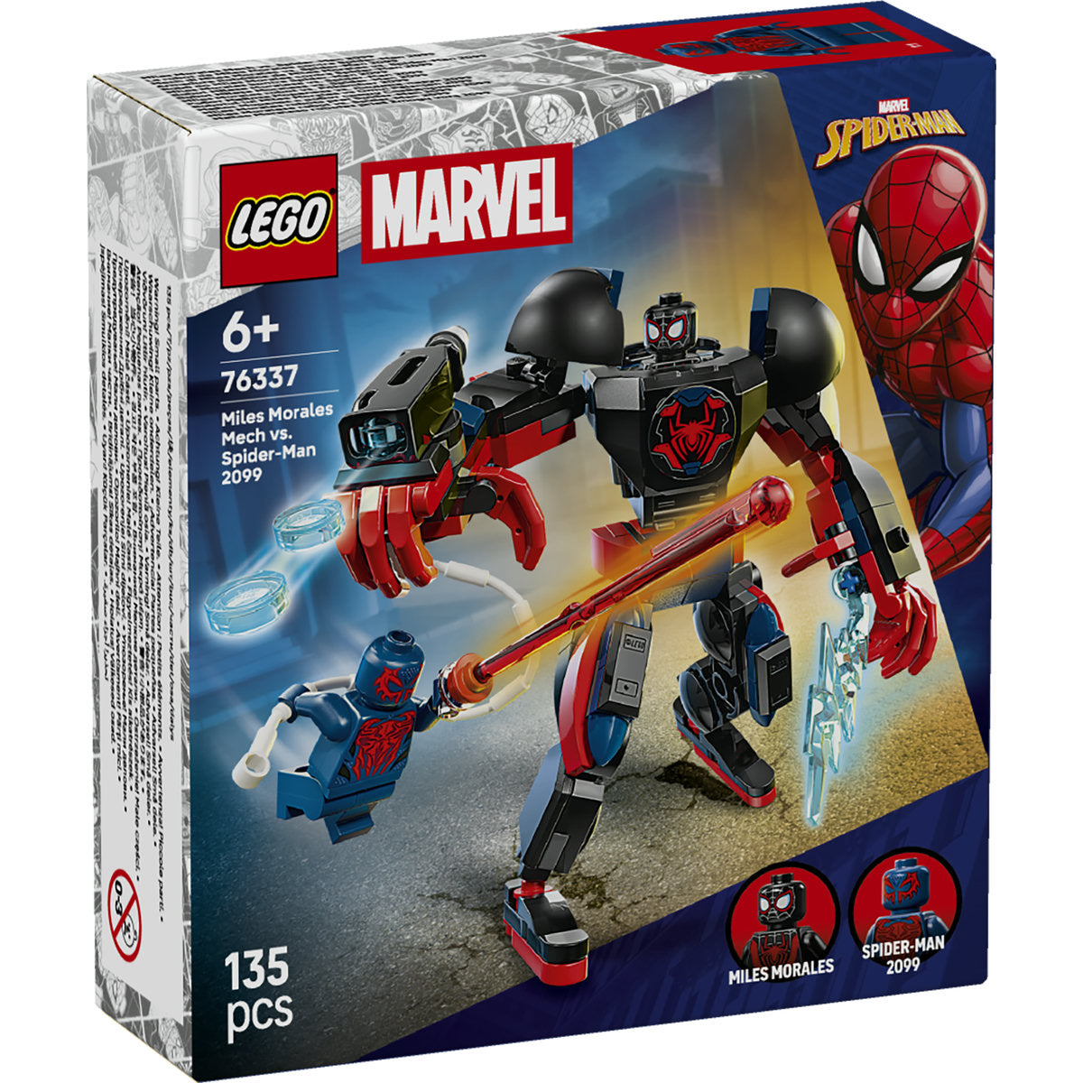 LEGO Marvel Miles Morales Mech vs. Spider-Man 2099 - 76337