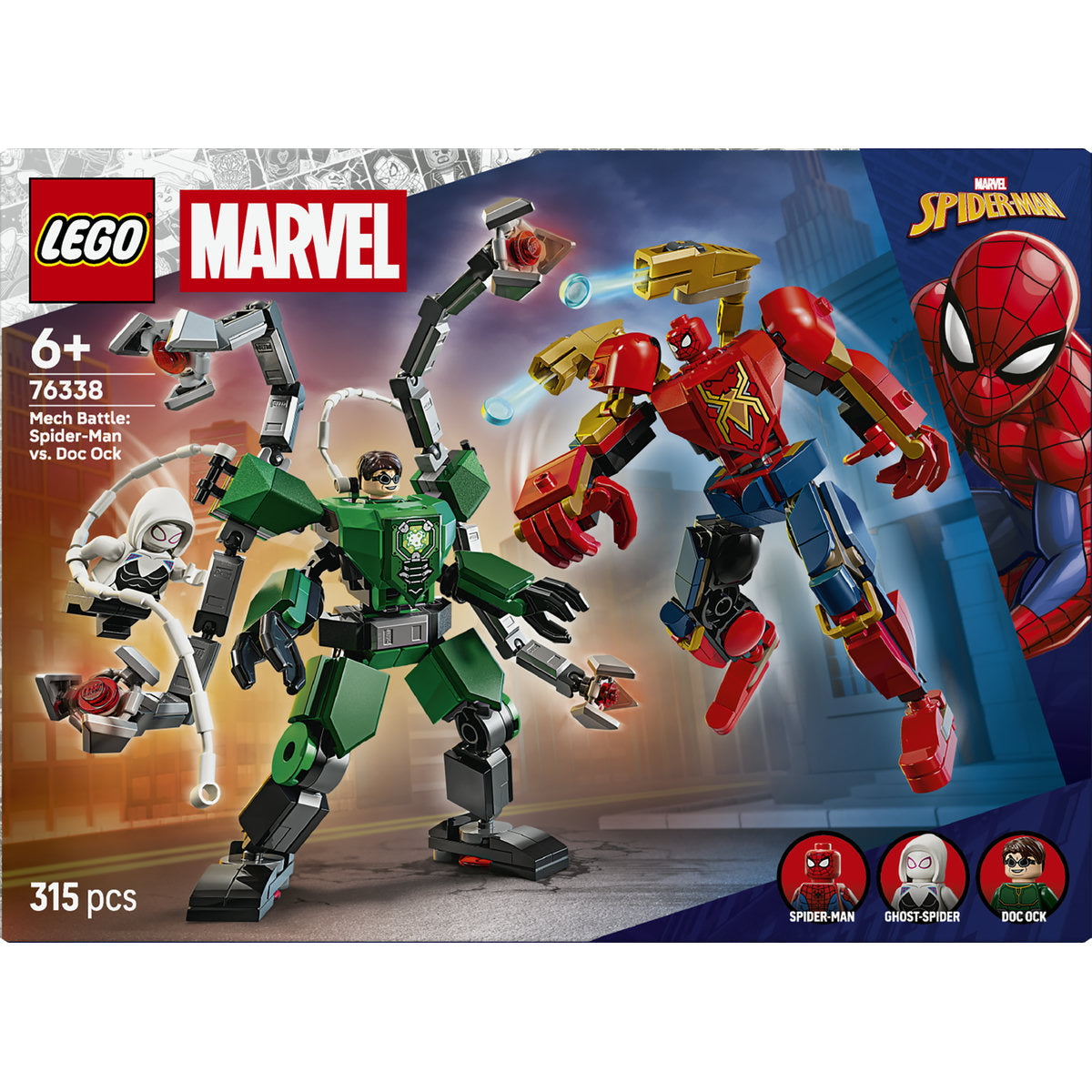 LEGO Marvel Mech Battle: Spider-Man vs. Doc Ock 76338