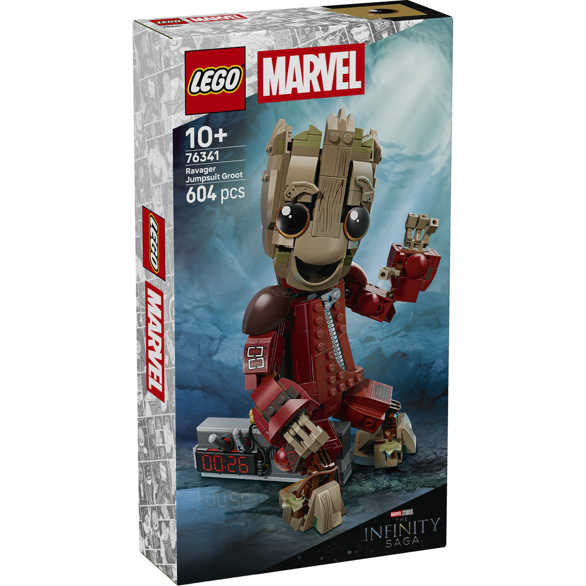 LEGO Marvel Ravager Jumpsuit Groot Figure 76341