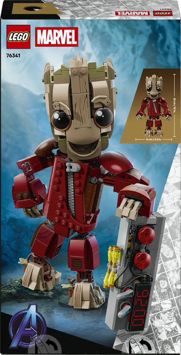 LEGO Marvel Ravager Jumpsuit Groot Figure 76341