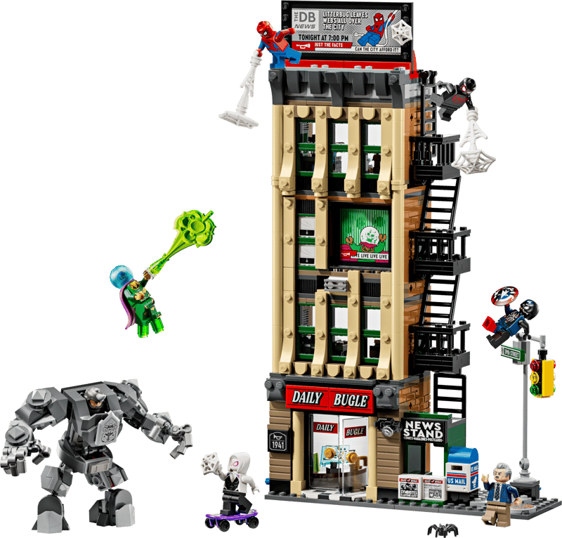LEGO Marvel Spider-Man vs Mysterio The Daily Bugle