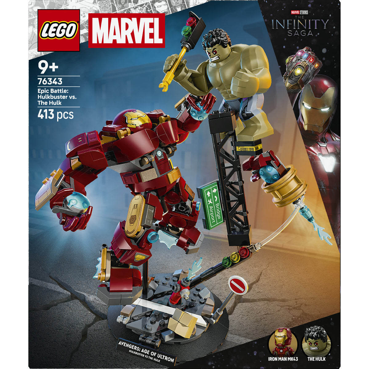 LEGO Marvel Epic Battle: Hulkbuster vs. The Hulk 76343