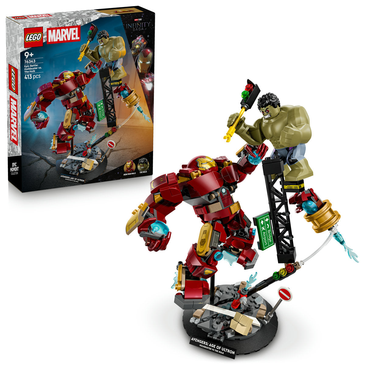 LEGO Marvel Epic Battle: Hulkbuster vs. The Hulk 76343