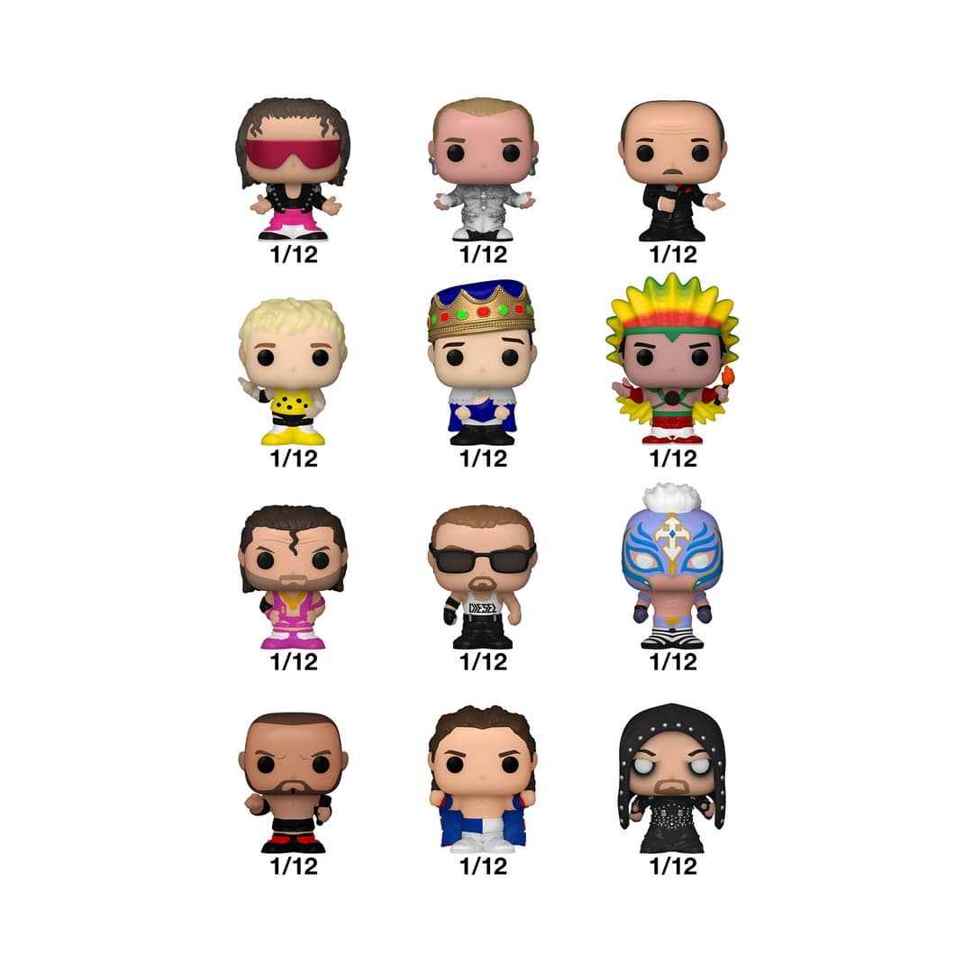 Bitty Pop singles-WWE