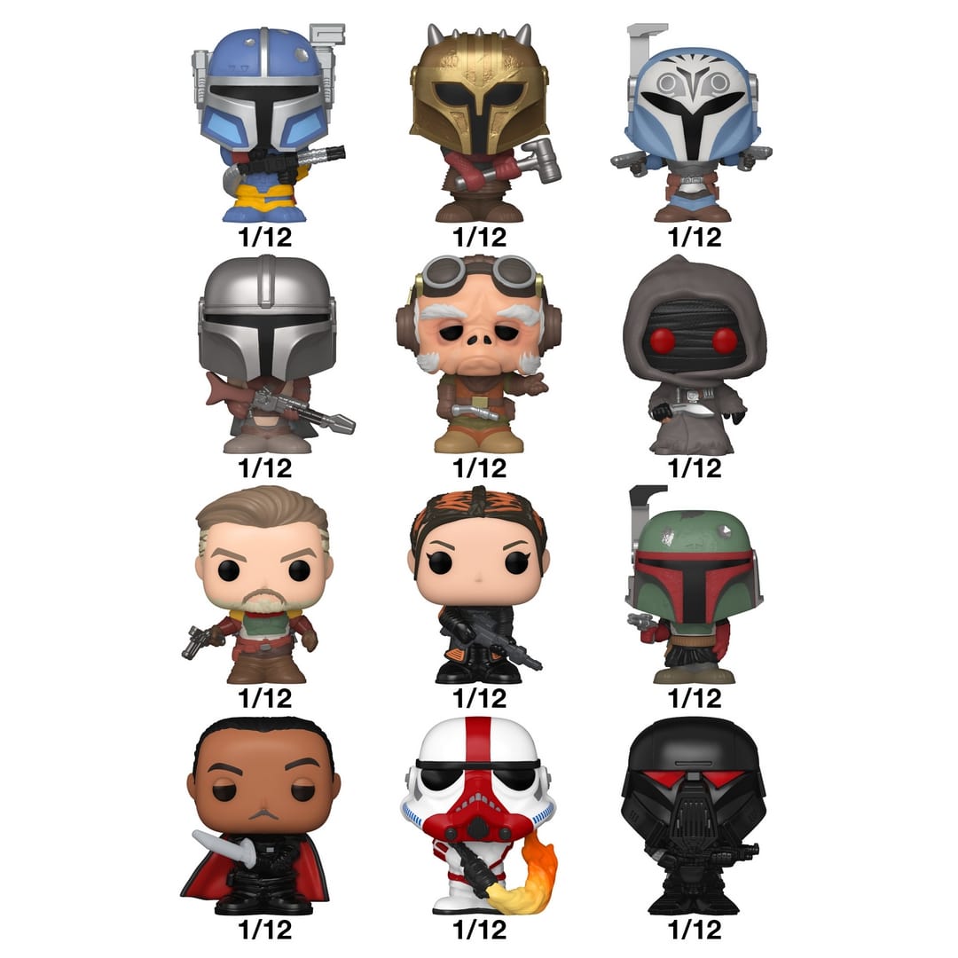 Bitty Pop singles-The Mandalorian