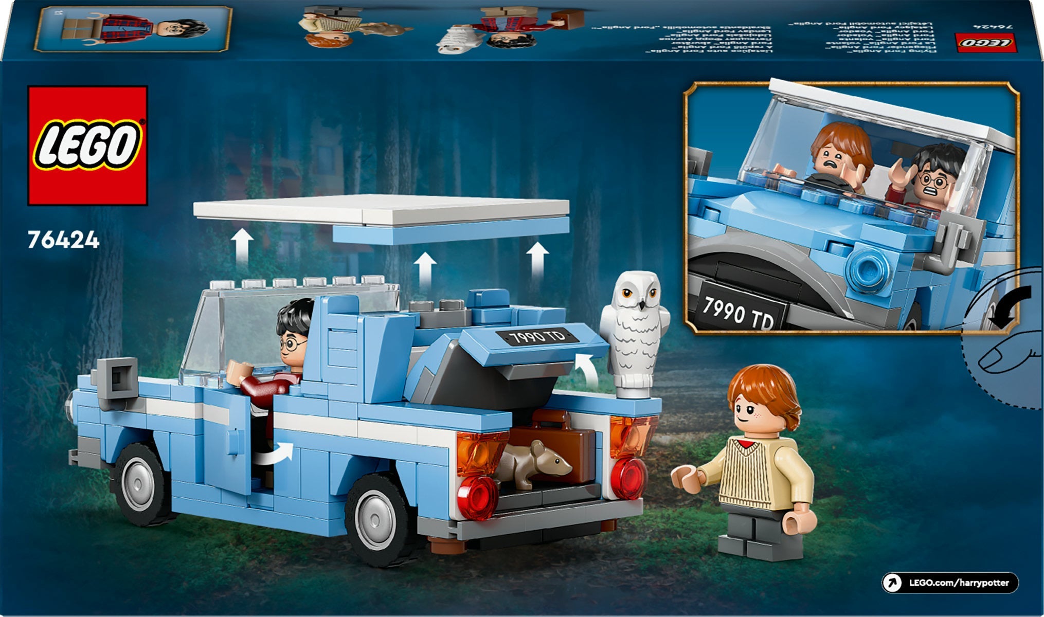 LEGO Harry Potter Flying Ford Anglia Car Toy 76424 - Moons Toystore