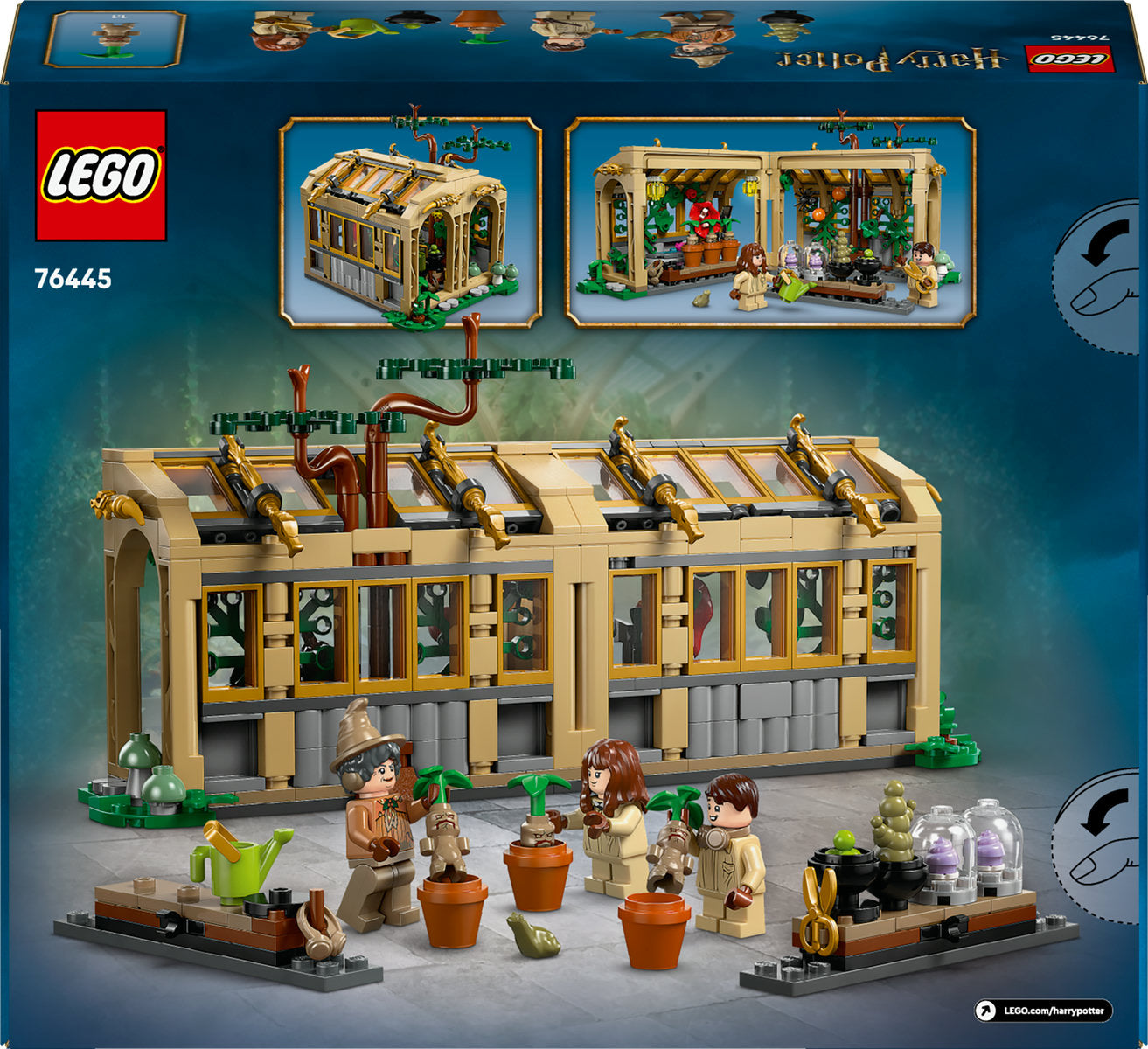 LEGO Harry Potter Hogwarts Castle: Herbology Class, Wizard Gift 76445