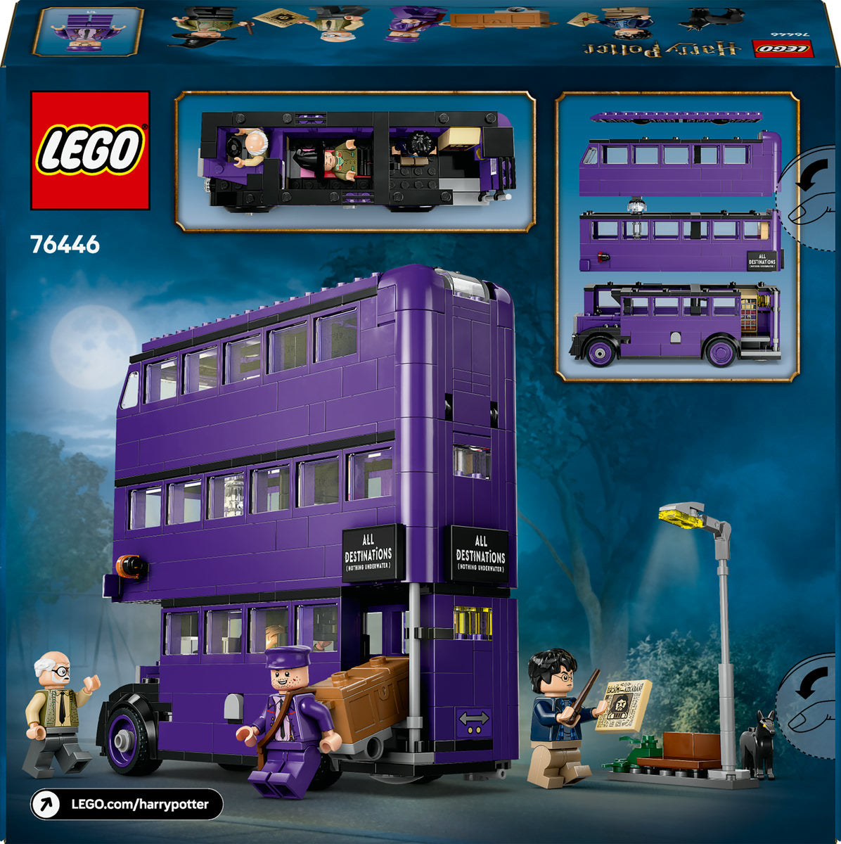 LEGO Harry Potter Knight Bus Adventure Toy Set 76446