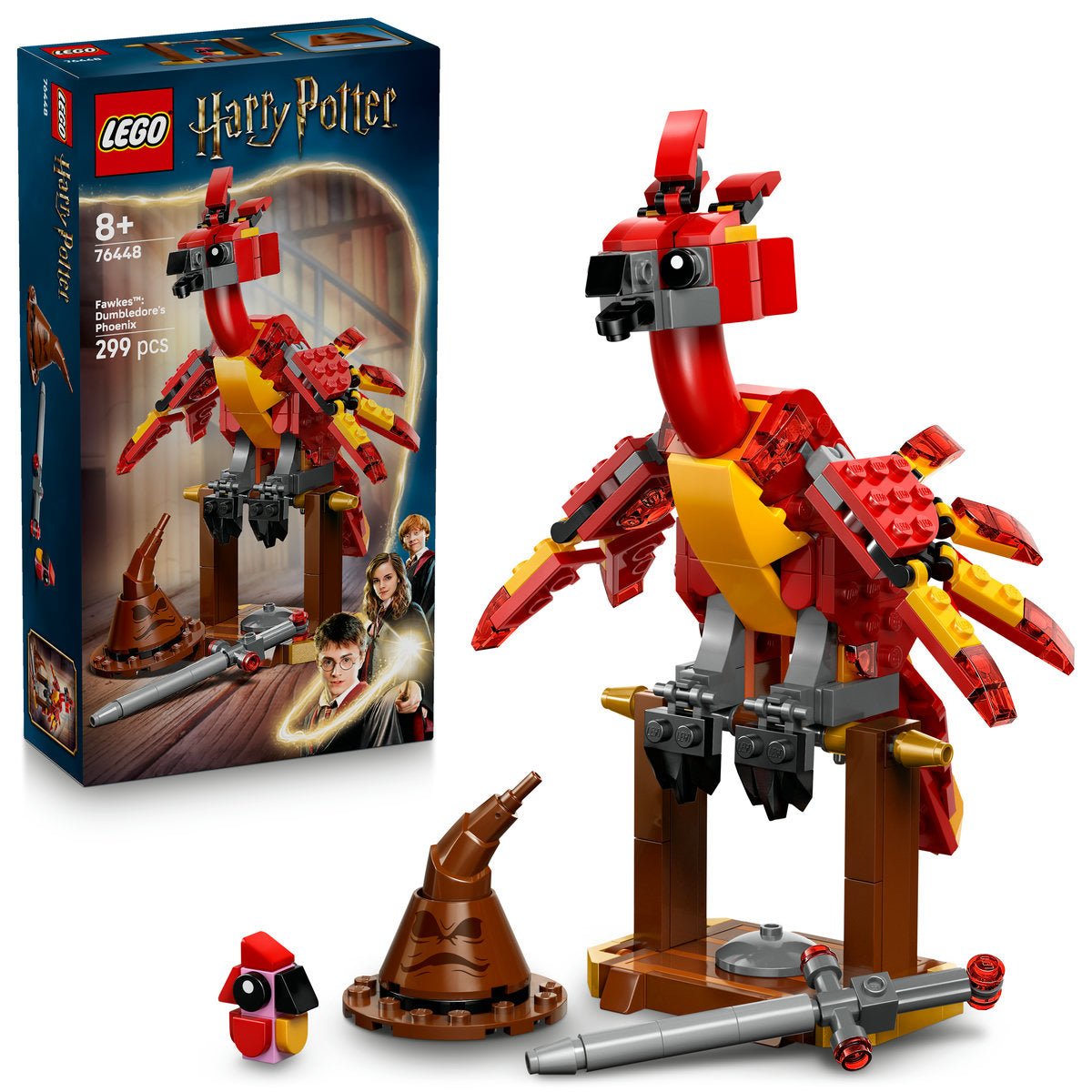 LEGO Harry Potter Fawkes: Dumbledore’s Phoenix Toy 76448