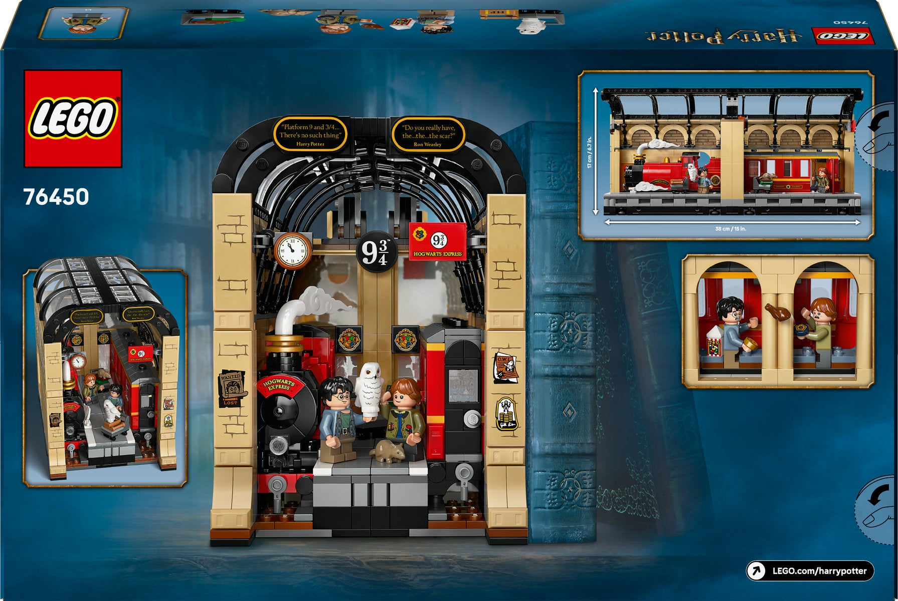 LEGO Harry Potter Book Nook: Hogwarts Express, Magical Toy 76450