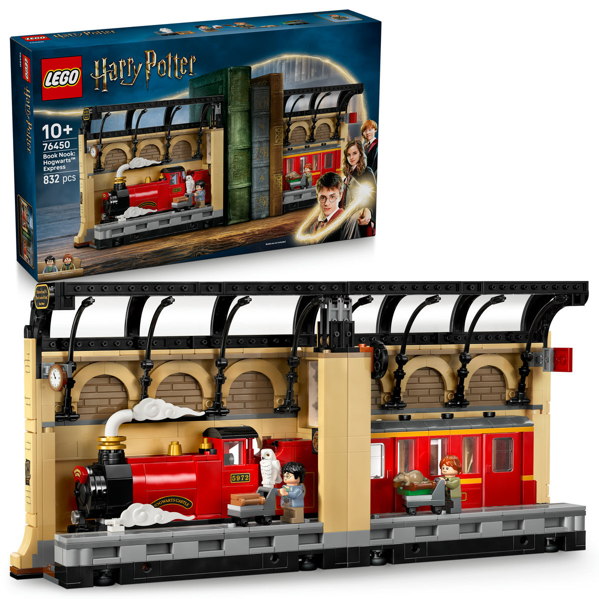 LEGO Harry Potter Book Nook: Hogwarts Express, Magical Toy 76450