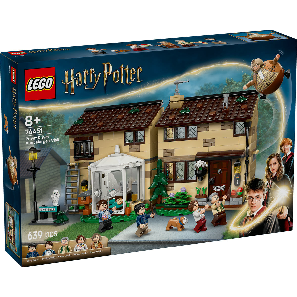 LEGO Harry Potter Privet Drive: Aunt Marge’s Visit, Buildable House 76451