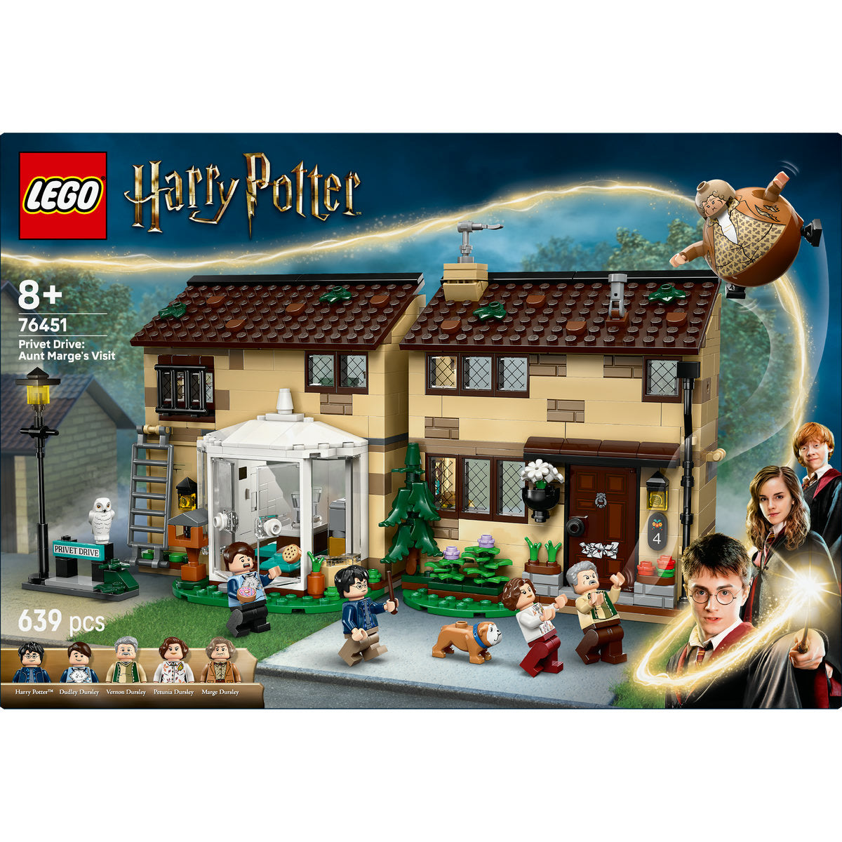 LEGO Harry Potter Privet Drive: Aunt Marge’s Visit, Buildable House 76451