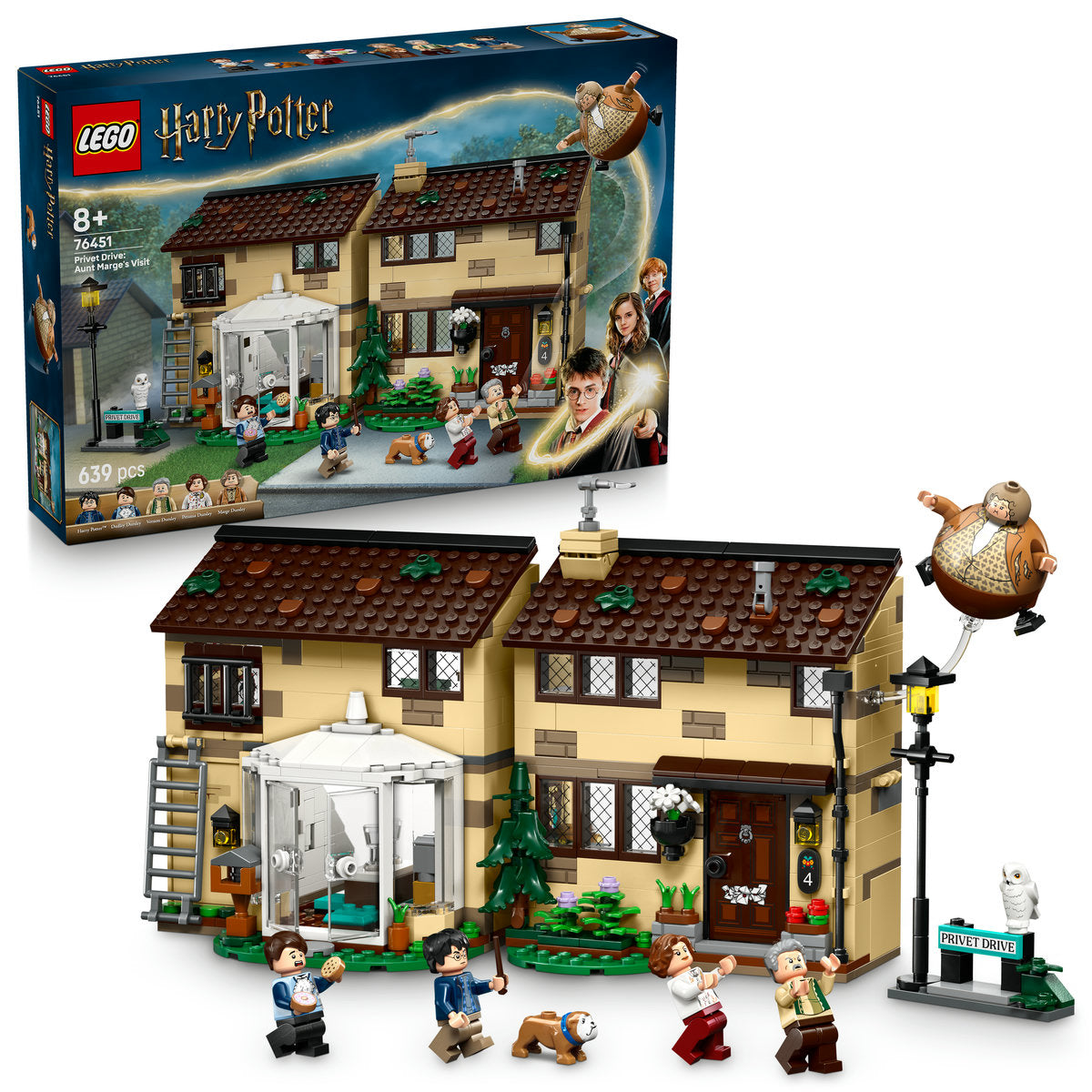 LEGO Harry Potter Privet Drive: Aunt Marge’s Visit, Buildable House 76451