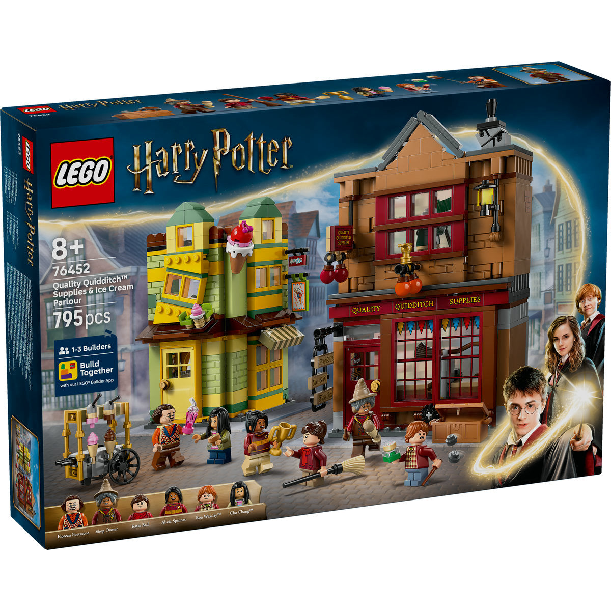 LEGO Harry Potter Quality Quidditch Supplies & Ice Cream Parlour Set 76452