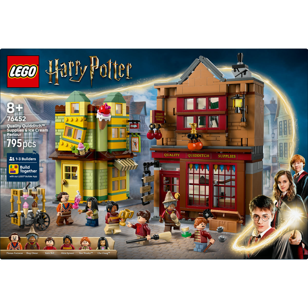 LEGO Harry Potter Quality Quidditch Supplies & Ice Cream Parlour Set 76452