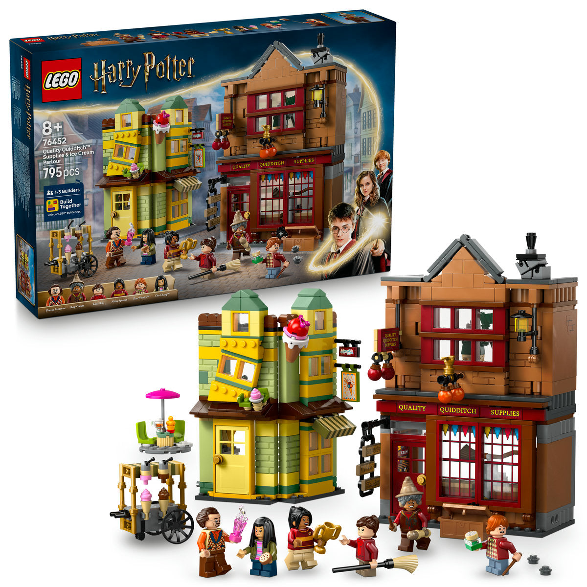 LEGO Harry Potter Quality Quidditch Supplies & Ice Cream Parlour Set 76452