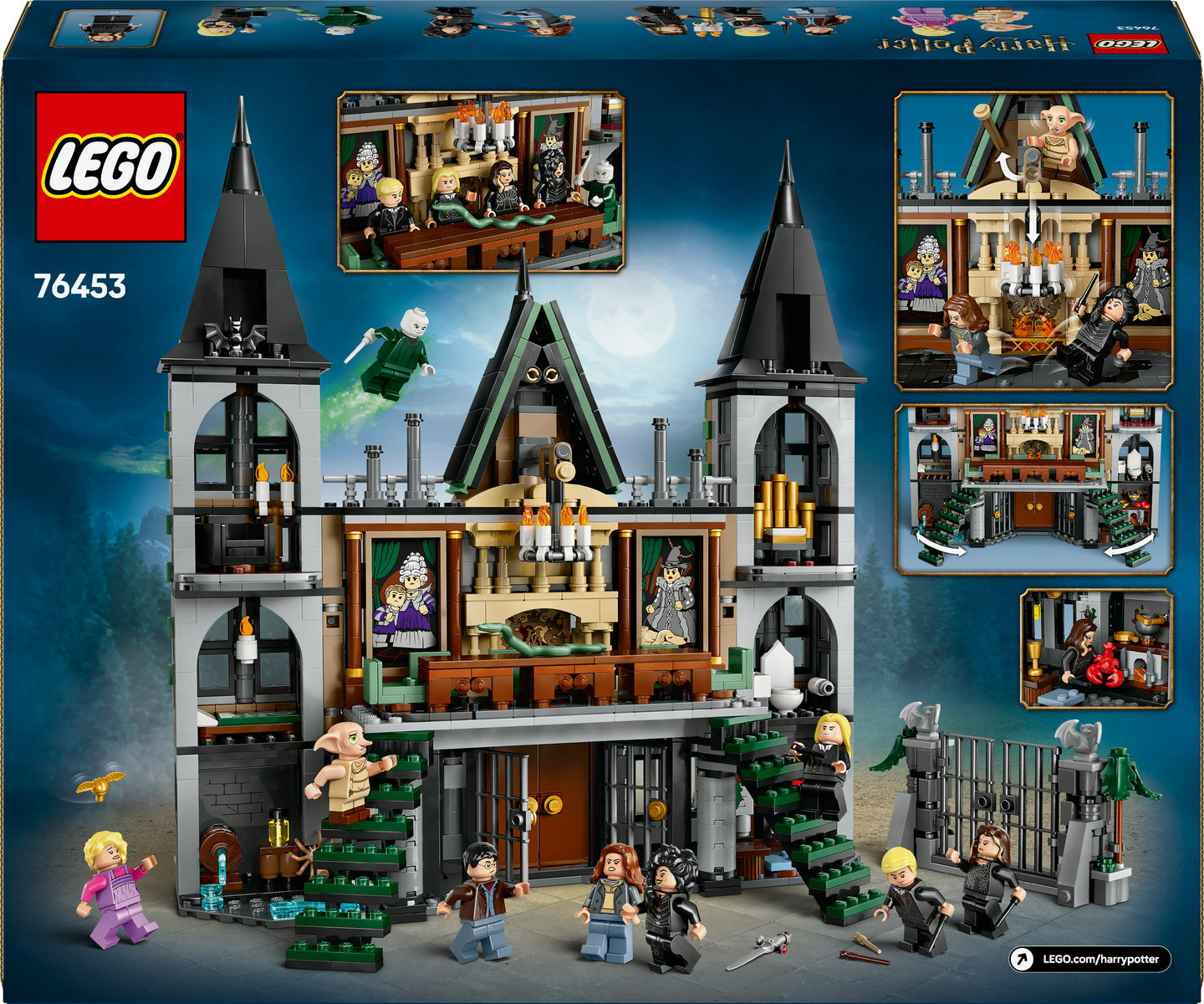 LEGO Harry Potter Malfoy Manor Building Toy 76453