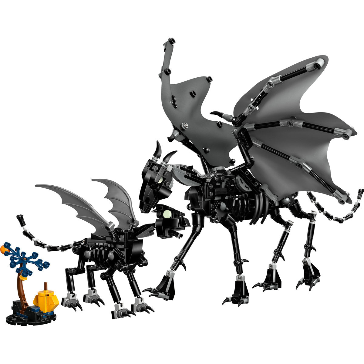 LEGO Harry Potter Thestral Family, Mythical Creature Toy Figures 76458