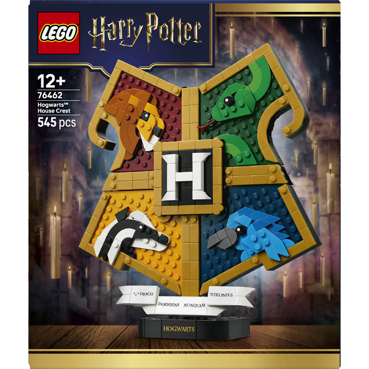 LEGO Harry Potter Hogwarts House Crest Art Building Set 76462