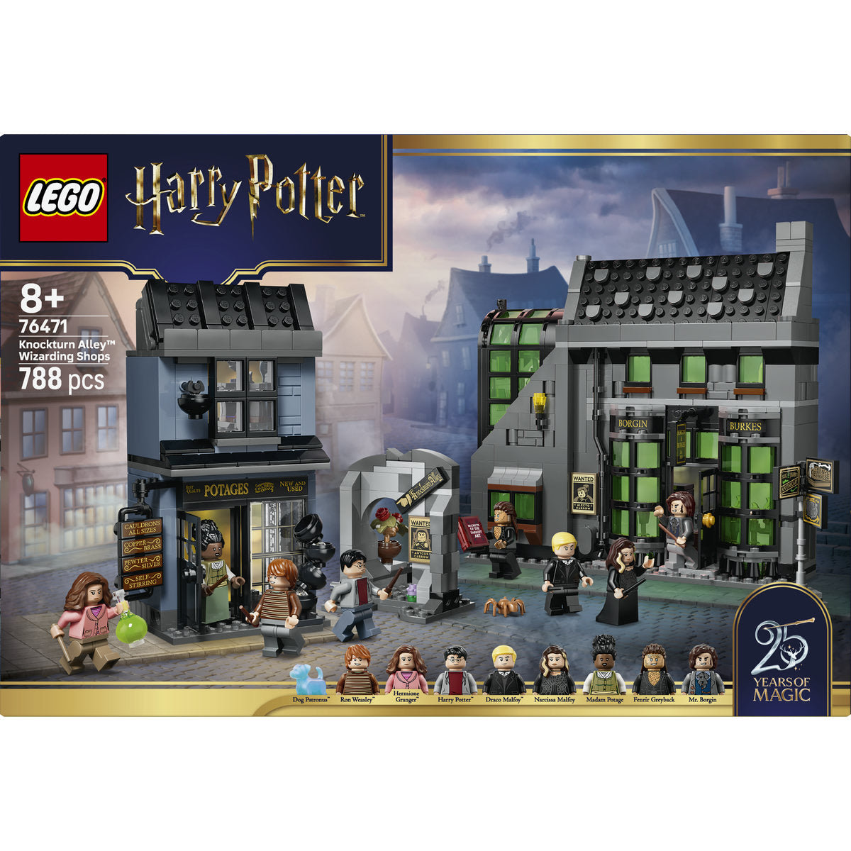 LEGO Harry Potter Knockturn Alley Wizarding Shops Building Set 76471