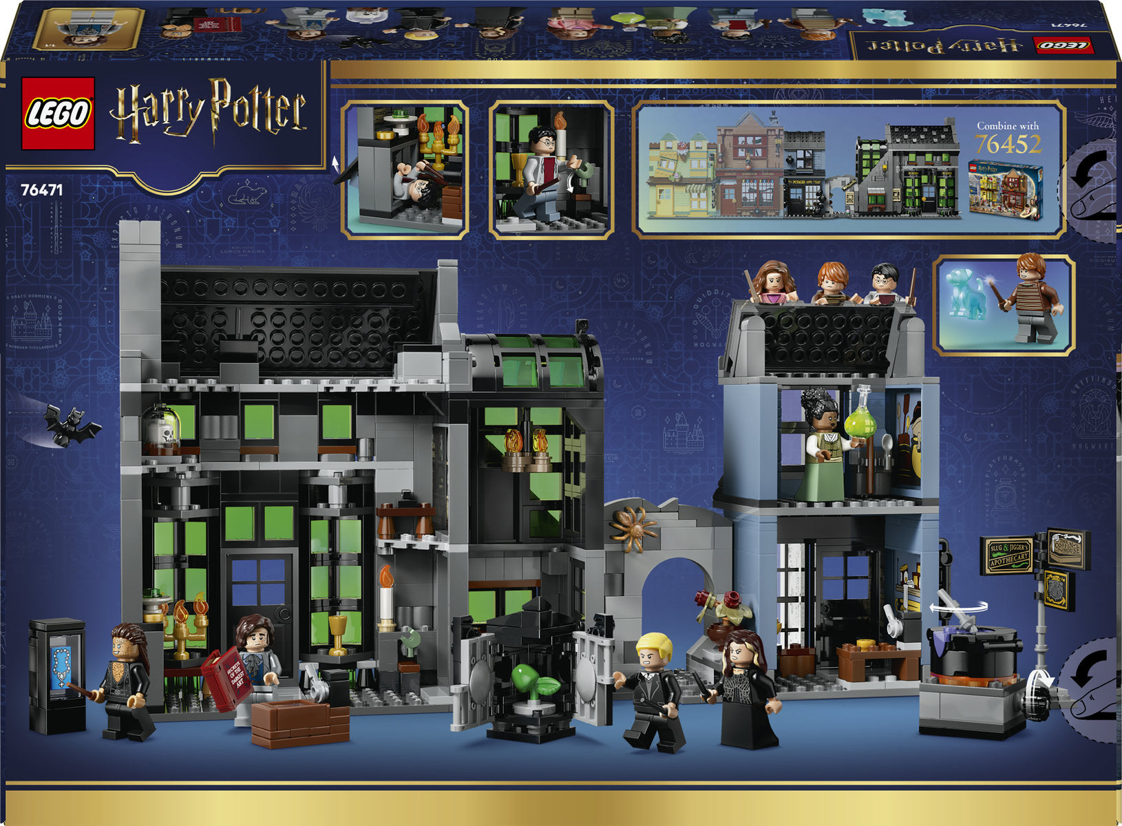 LEGO Harry Potter Knockturn Alley Wizarding Shops Building Set 76471