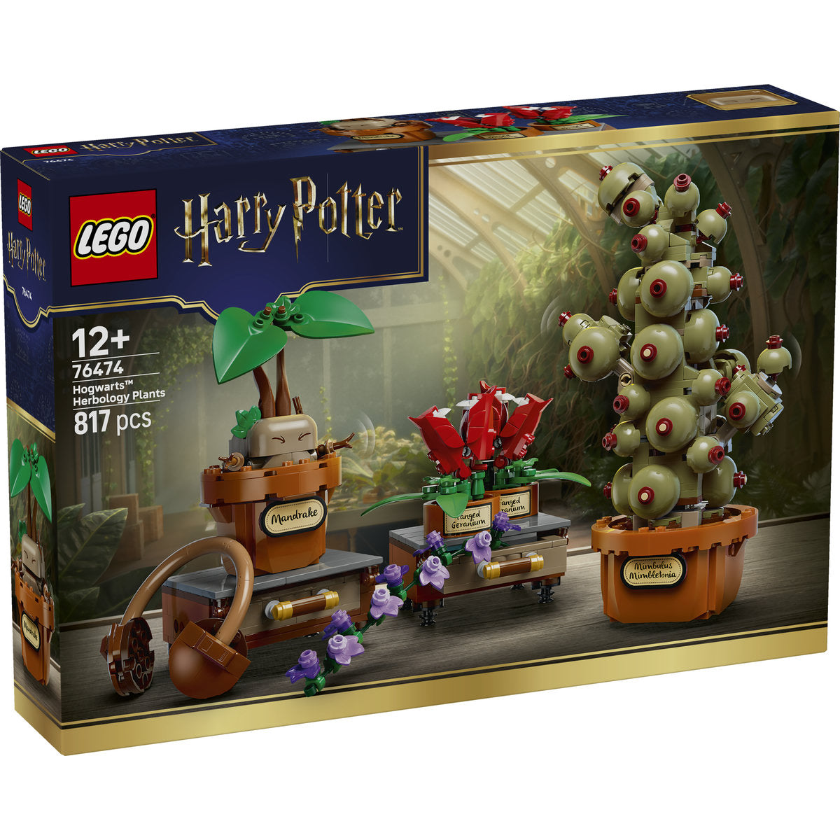LEGO Harry Potter Hogwarts Castle Herbology Class Building Set 76474