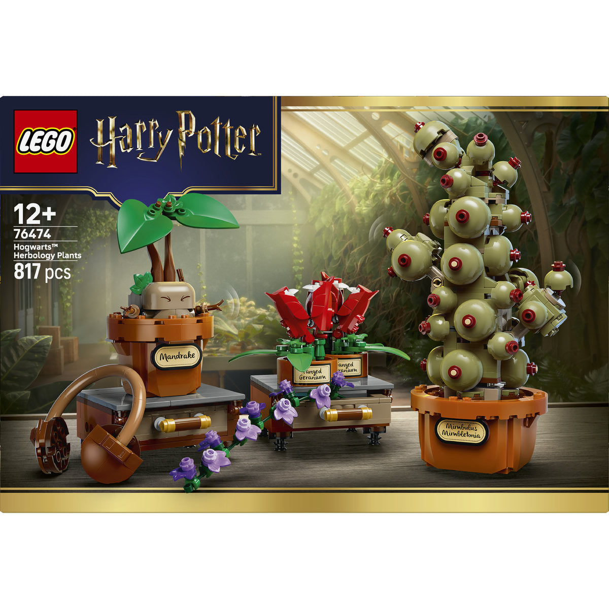 LEGO Harry Potter Hogwarts Castle Herbology Class Building Set 76474