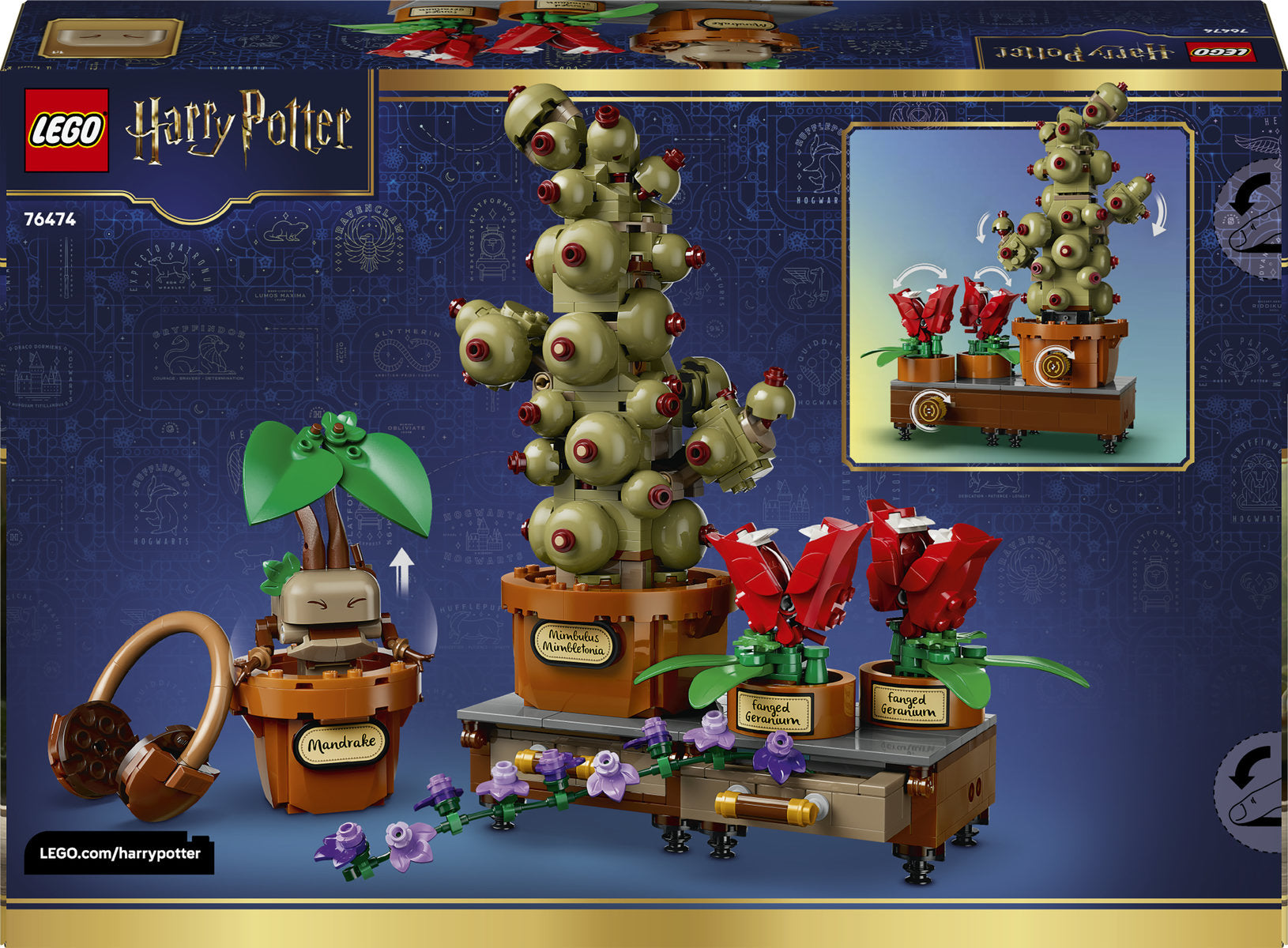 LEGO Harry Potter Hogwarts Castle Herbology Class Building Set 76474